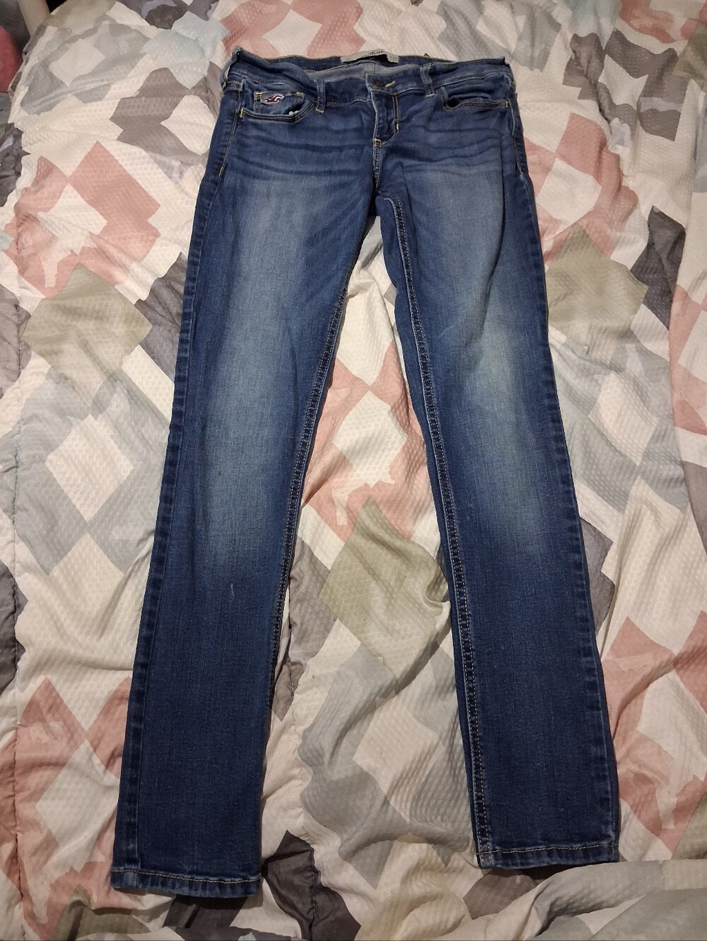 Hollister Skinny Jeans in Faded Blue Wash